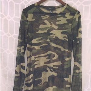 Camo, dress for layering